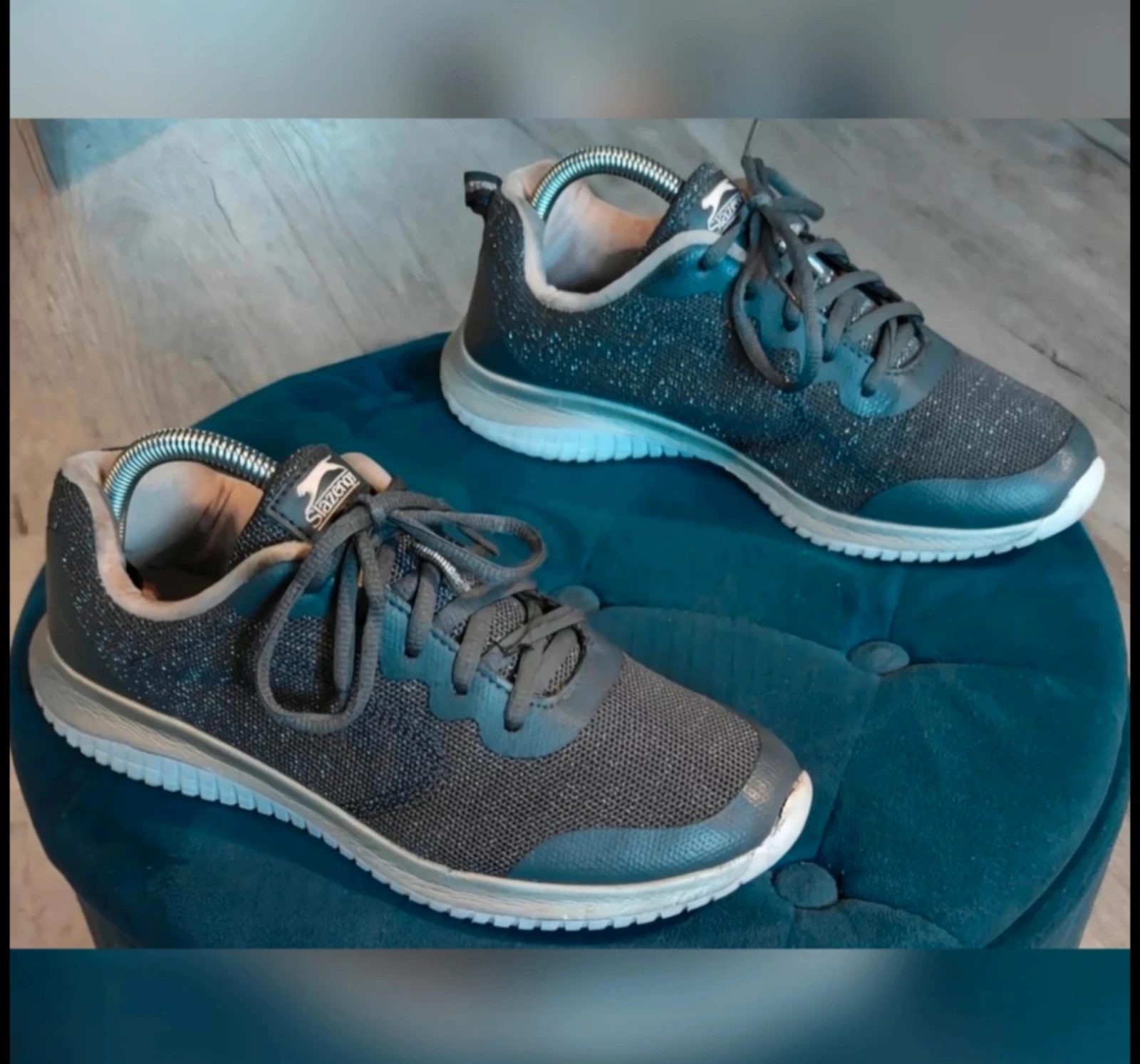 Bonitos tenis gris oscuro Slazenger talla 39 – photo 4